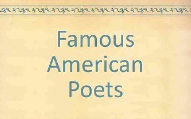 famous American poets