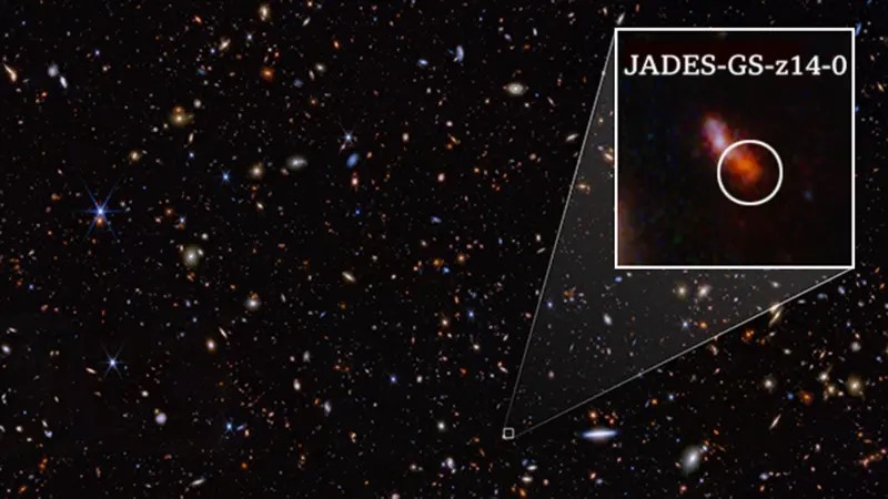 دورترین و قدیمی‌ترین کهکشان با کمک تلسکوپ جیمز وب رصد شد