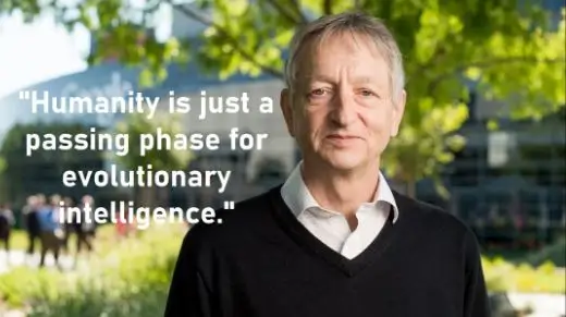 Possible End of Humanity from AI Geoffrey Hinton at MIT Technology Review's EmTech Digital