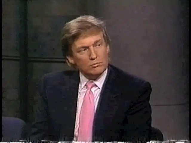 Donald Trump on Letterman, May 21, 1992