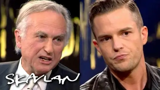 Richard Dawkins and Brandon Flowers in religious dispute | SVT/NRK/Skavlan